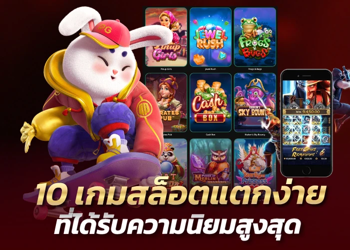 10 เกมสล็อตแตกง่ายที่ได้รับความนิยมสูงสุด